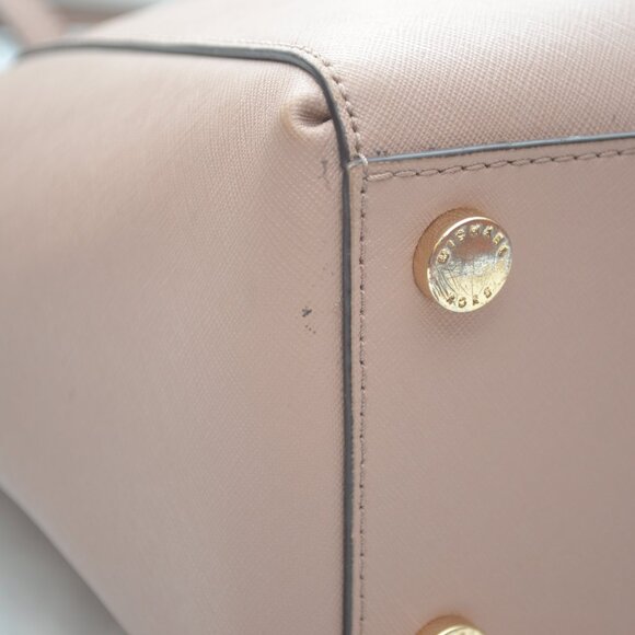 Michael Kors Large Leather Hamilton Traveler Satchel Pre Owned - Picture 7 of 9